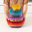 Ensemble de 8 contenants en verre Libbey Serve It avec bols de 2, 6, 8 et 12,5 tasses et couvercles multicolores