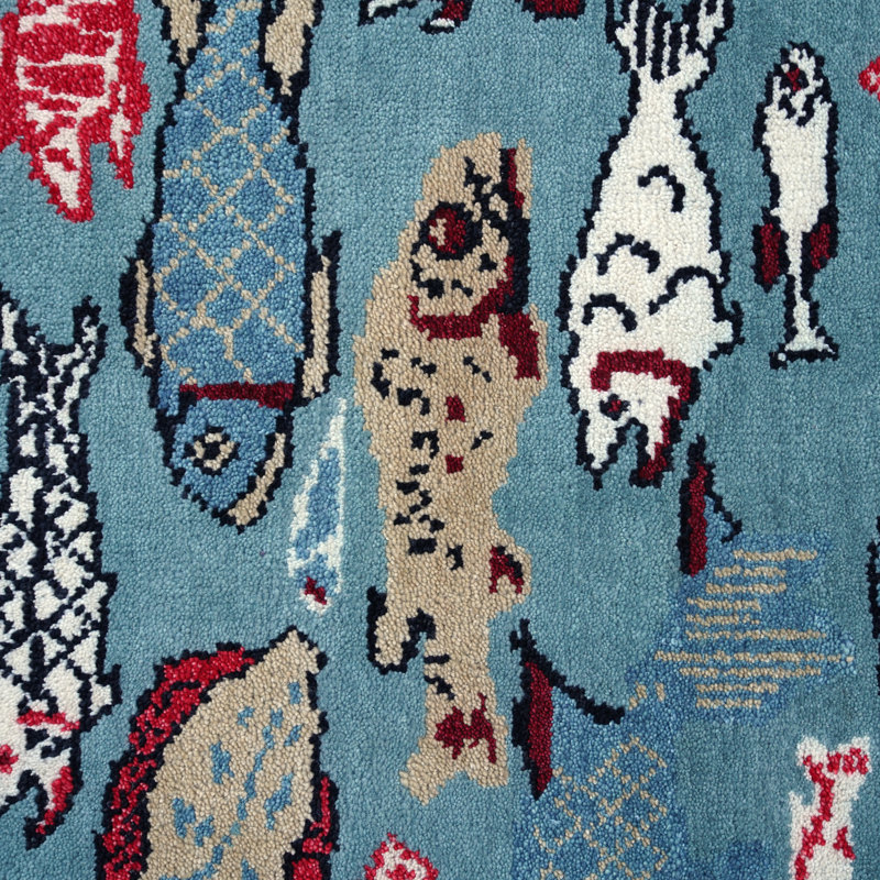 Selika Hand Woven Wool Area Rug