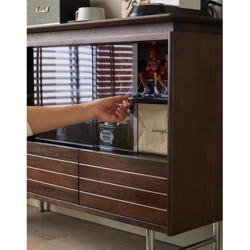 Buffet de rangement simple et multifonctionnel, H 31,49 po x l 62,99 po x P 15,55 po