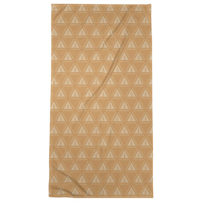 Serviette de plage d’arbre minimaliste classique Barbra