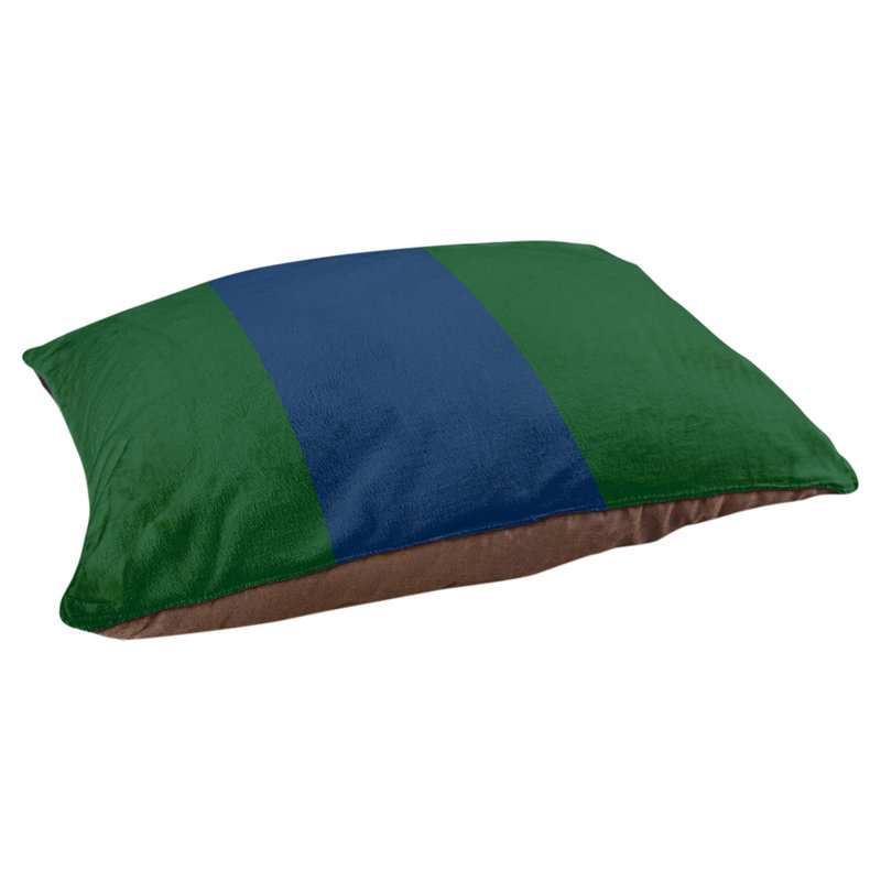 Coussin Atlanta, Vert / bleu marine / vert, Très grand (l 50 po x P 40 po x H 17 po)