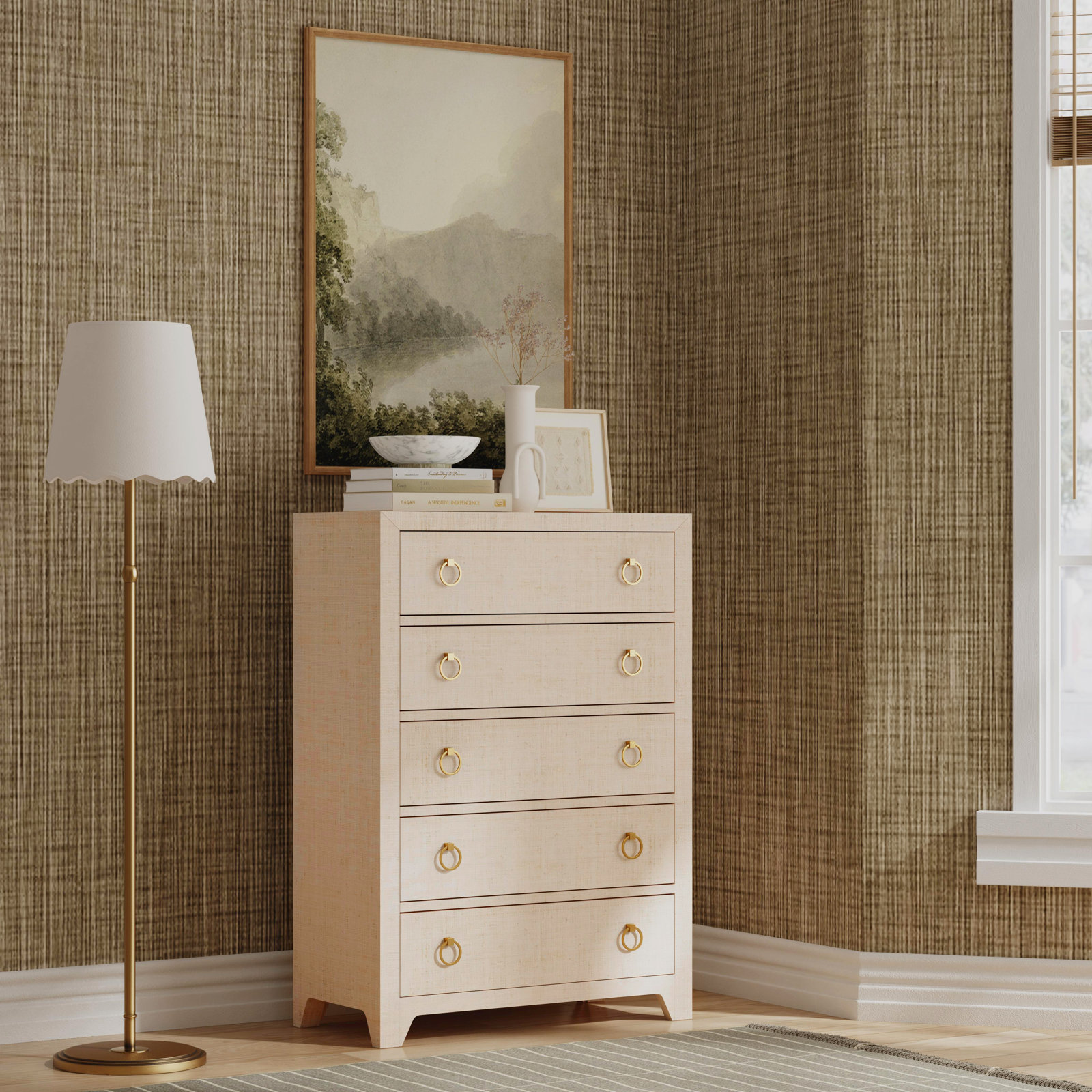 Cleo 32" Oak Dresser, Natural