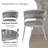 Modern Round Pedestal Dining Set with Weaven Velvet Dininig Chair-798866220-798866257-798866216