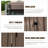 10'x8' Garden Shed - Metal, Waterproof Double Lockable Door Ventilated Brown For Outdoor Storage House Rustproof With Lock Lawn