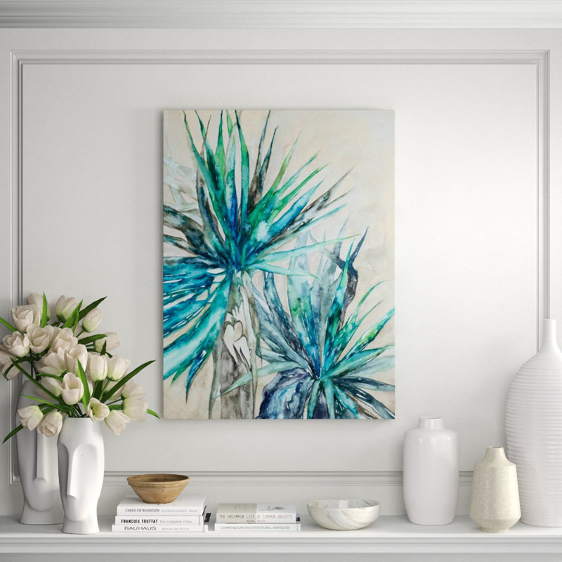 Last Summer II Painting by Sara Brown, 40" H x 30" W, Glass Coat