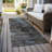 Zania Washable Abstract Indoor / Outdoor Rug-1402792191