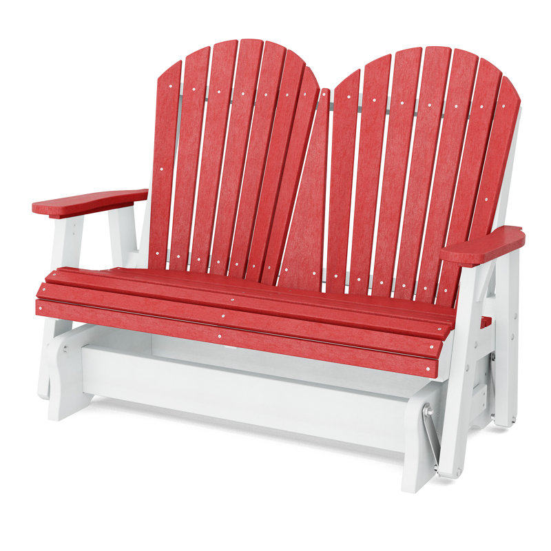Fauteuil oscillant double Heritage, Cardinal rouge / blanc