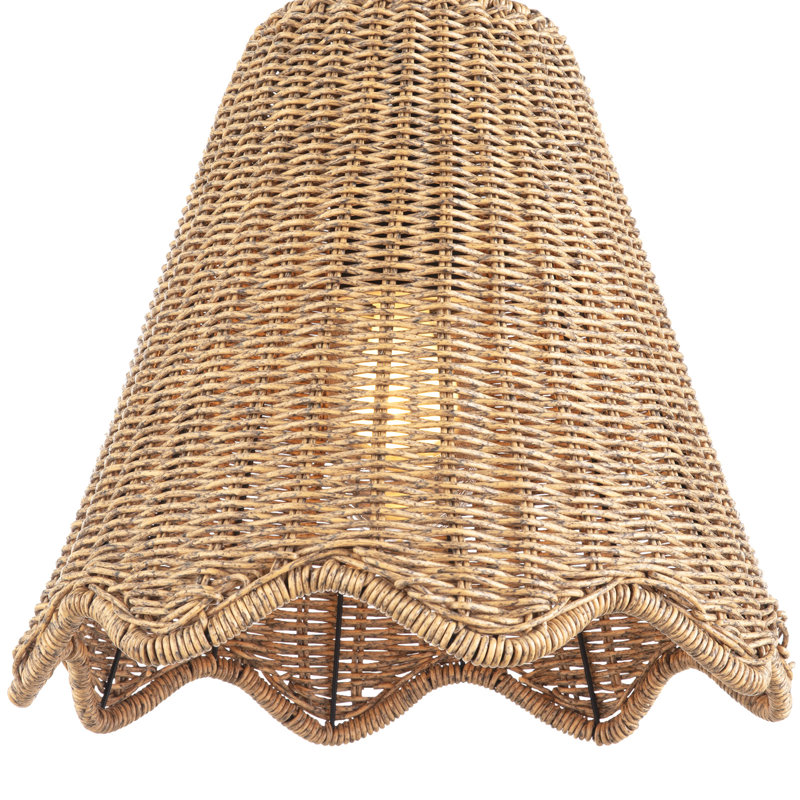 Summer Pendant Large (Weathered Natural), 22.75" H x 16" W x 16" D