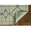 Tapis en polypropylène ou polyester ivoire ou argenté 79 po x 114 po
