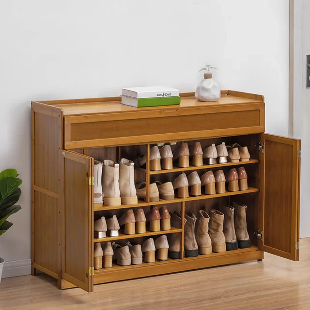 Loon Peak® 24 Pair Shoe Storage Cabinet & Reviews | Wayfair