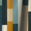 Sleek Midcentury Stripes - Rideau Mid-Century - Rideau occultant géométrique - 1 panneau-107538811