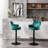 Adjustable Bar Stools In With Back And Footrest, Of 2 For Home Kitchen Pub Use 2 Fit Counter Height