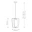 Abbigail 1 - Light Lantern Pendant-16292060