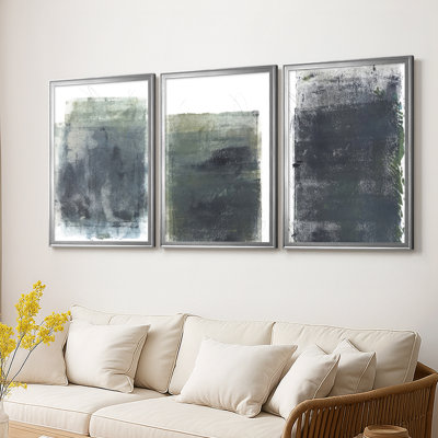 Roller Oxide I - Toile tendue avec châssis sur mesure - 3 pièces