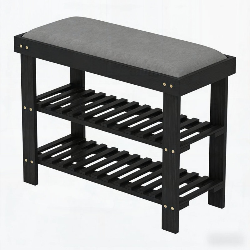 3-Tier Entryway Shoe Storage Bench