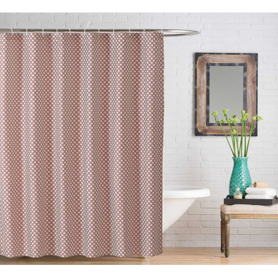 Nigella Geometric Shower Curtain with Hooks Included