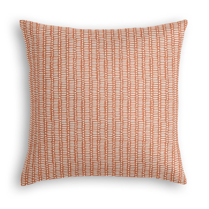 Housse et insert de coussin carré en polyester Romeo, Fiesta, 26 po x 26 po