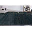 Wool Geometric Area Rug in Green/Charcoal
