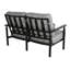 Holland Cushioned Loveseat w/Two Accent Pillows
