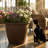 Anjelica Polyresin Large Round Outdoor Planter - 20" - Sable-1092639357-1092639358