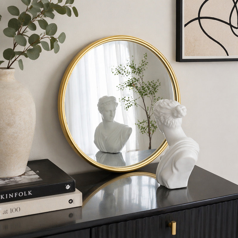 Miroir doré, L 15 po