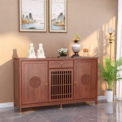 Buffet en bois massif de style chinois