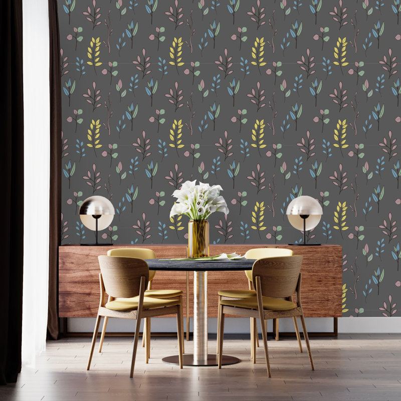Floral Tile, 2.09' W x 10.42' L