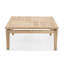Table basse d'extérieur 100% bois de teck massif et aluminium Amazonia