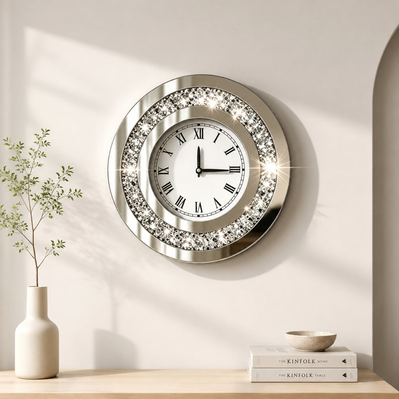 round wall clock, 20"