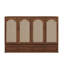 Armoire lit escamotable sophistiquée pour grand lit avec station de charge et grand tiroir de rangement-2050325291