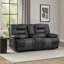 Causeuse inclinable en cuir Martinsen