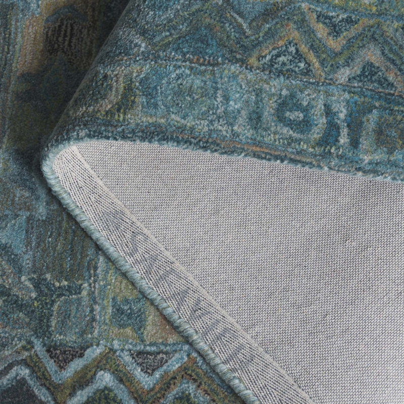 Maglena Hand Tufted Performance Southwestern Rug, Rectangle 5' x 8'