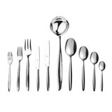 Acqua 87 - Piece Stainless Steel Flatware Set - Service for 12