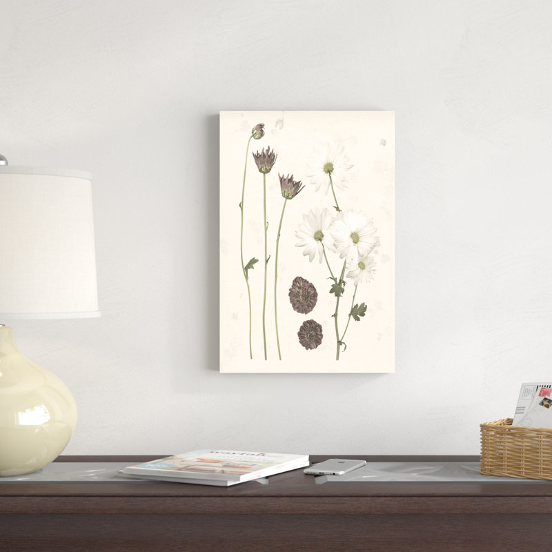 «Pressed Blooms IV», impression sur toile, H 18 po x l 12 po