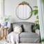 Miroir rond en fer