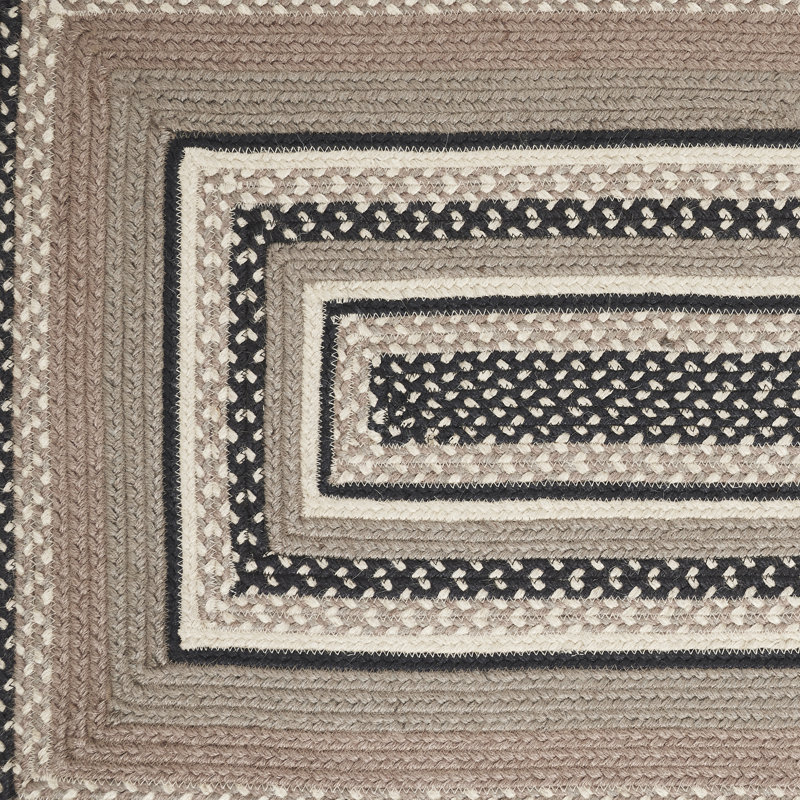 Tapis en jute gris anthracite Sawyer Mill, Tapis de couloir 2 pi x 6 pi 6 po