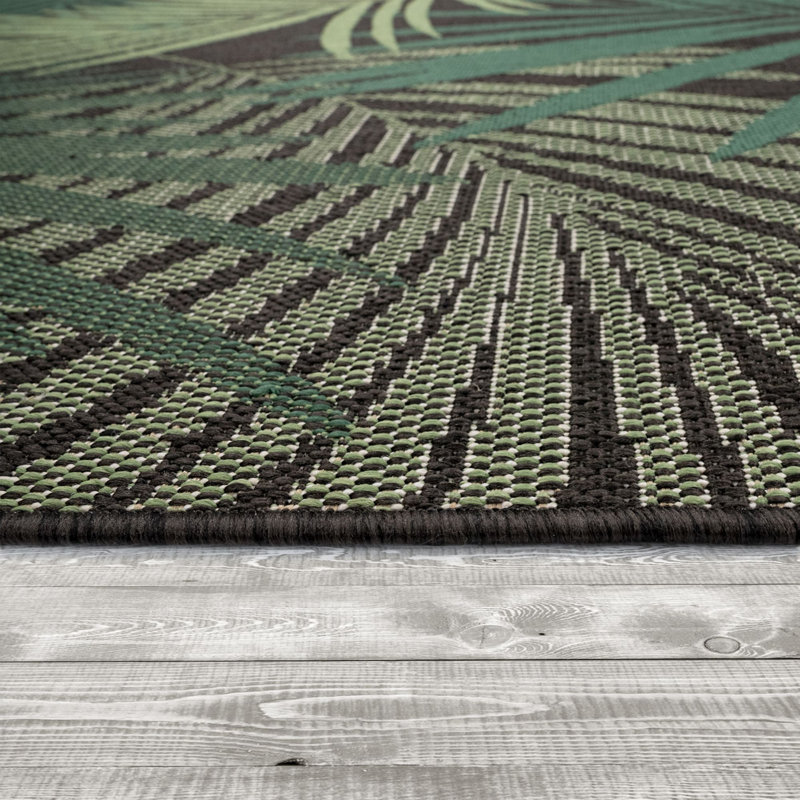 Deirdre Indoor/Outdoor Floral Rug, Rectangle 8' x 11'