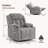 Latitude Run® Swivel Rocker Recliner Chair with Massage and Heat-1546445541