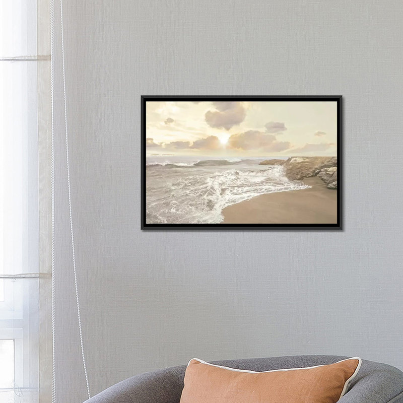 Passerelle par Mike Calascibetta, reproduction de photo sur toile tendue, H 18 po x l 26 po x P 1,5 po, Toile encadrée noire