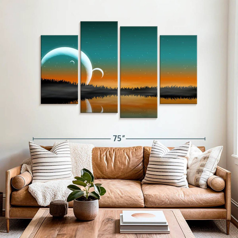 Kelan Space Landscape, 42" H x 68" W