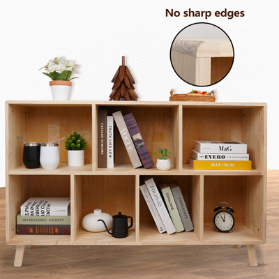 Bibliothèque en bois Pine