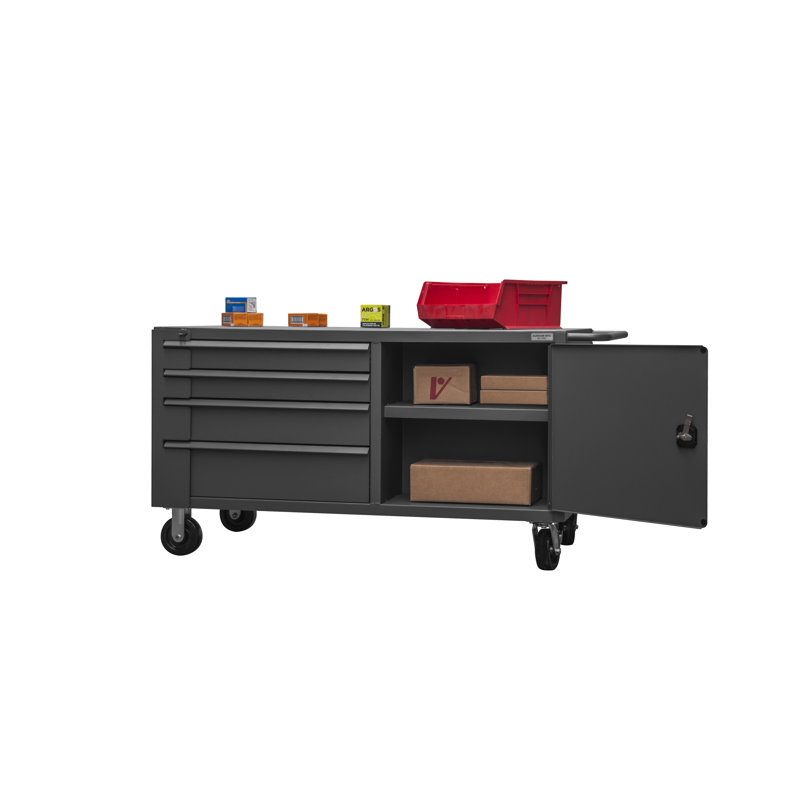 Commode rollaway inférieure 8 tiroirs 60" large