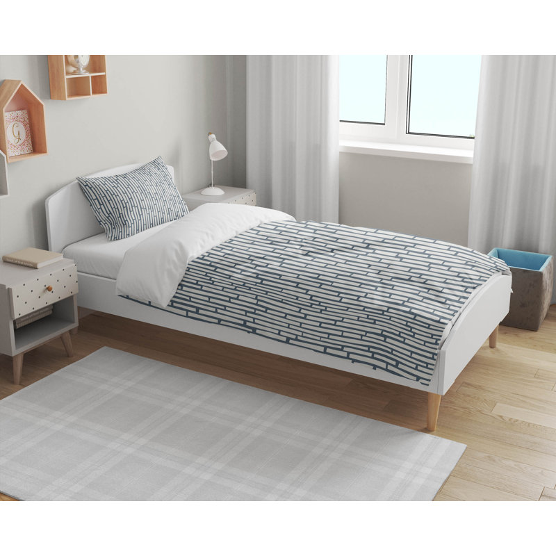 Cultural Rows Comforter Set, Blue