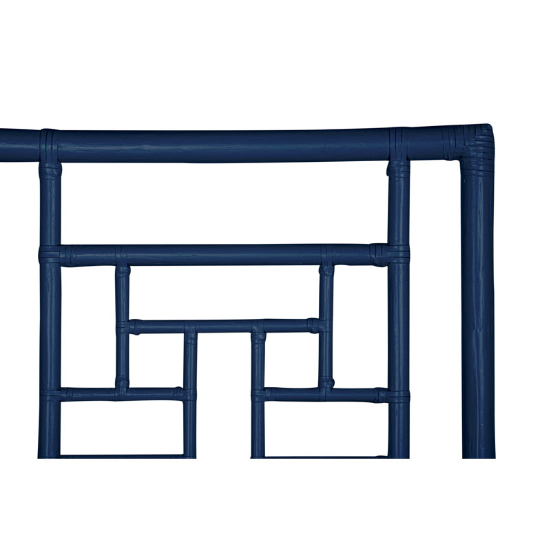 Ohana Wicker/Rattan Open-Frame Headboard, Celery Green, Twin