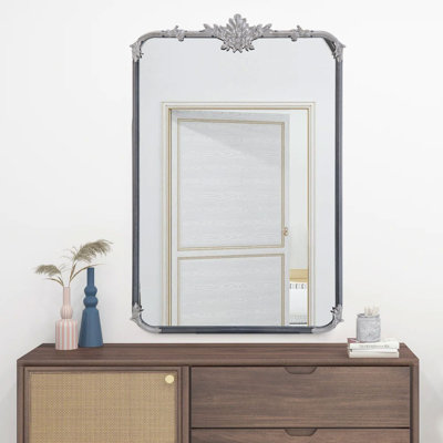 Alyannah Iron Flat Wall Mirror