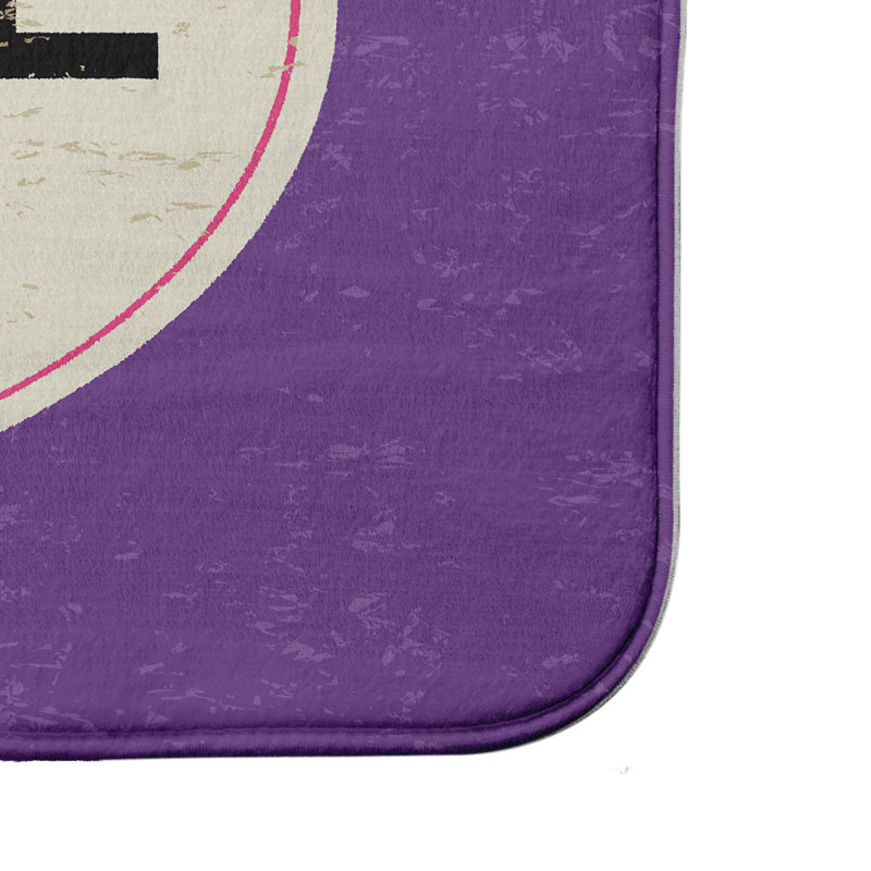 Tapis de bain « Nap Zone » Lepore, l 17 po x L 24 po, Mauve