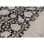 Tapis noir et doré de haute qualité noué à la main Sultanabad