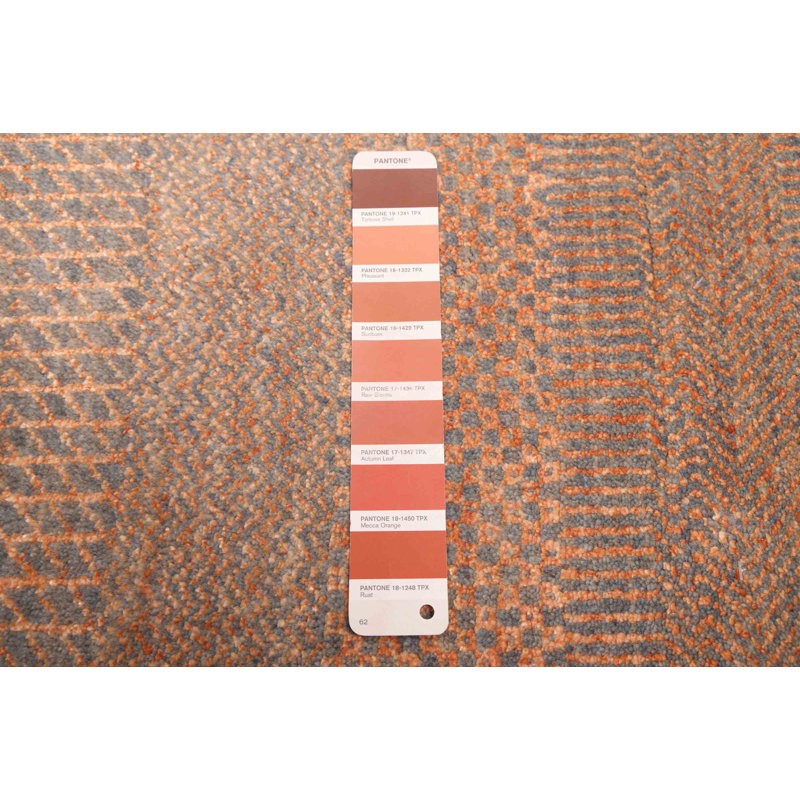 Tapis cuivre ombre en soie Finest 2 pi 7 po x 12 pi 2 po