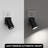 2 Pcs Black 5000K Rotatable Cylinder Night Light