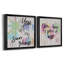 «You Are My Sunshine», ensemble de 2 encadrements d'art textuel sur toile-882430621-882430616